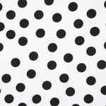 Crepe Black Dots 33mm White - Ribes y Casals