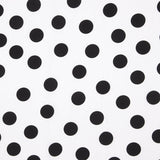 Crepe Black Dots 33mm White - Ribes y Casals