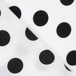 Koshibo Polka Dots 33mm White-Black - Ribes y Casals