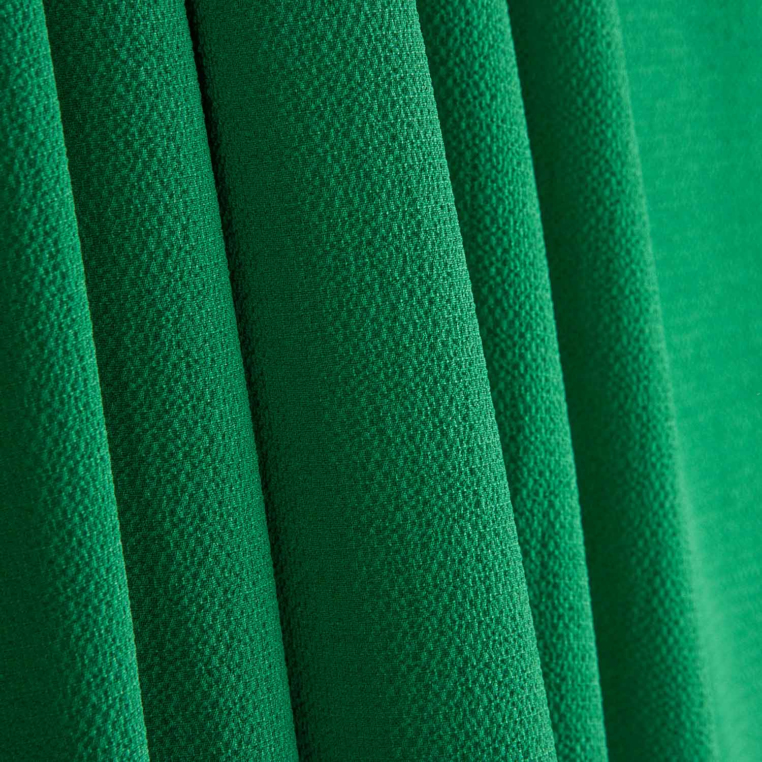 Emerald Green Textured Crepe - Ribes y Casals