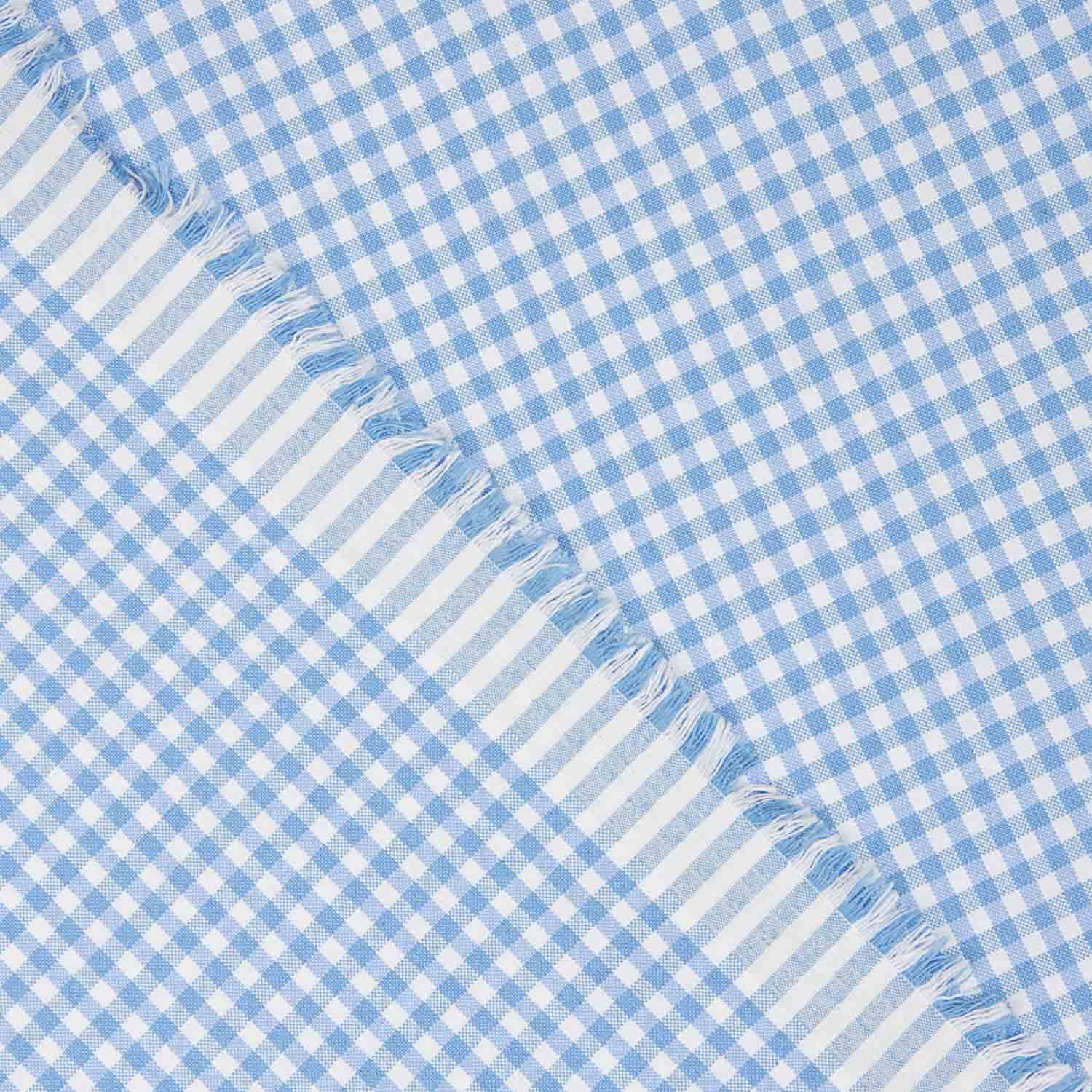 Light Blue Gingham Mini 20 - Ribes y Casals