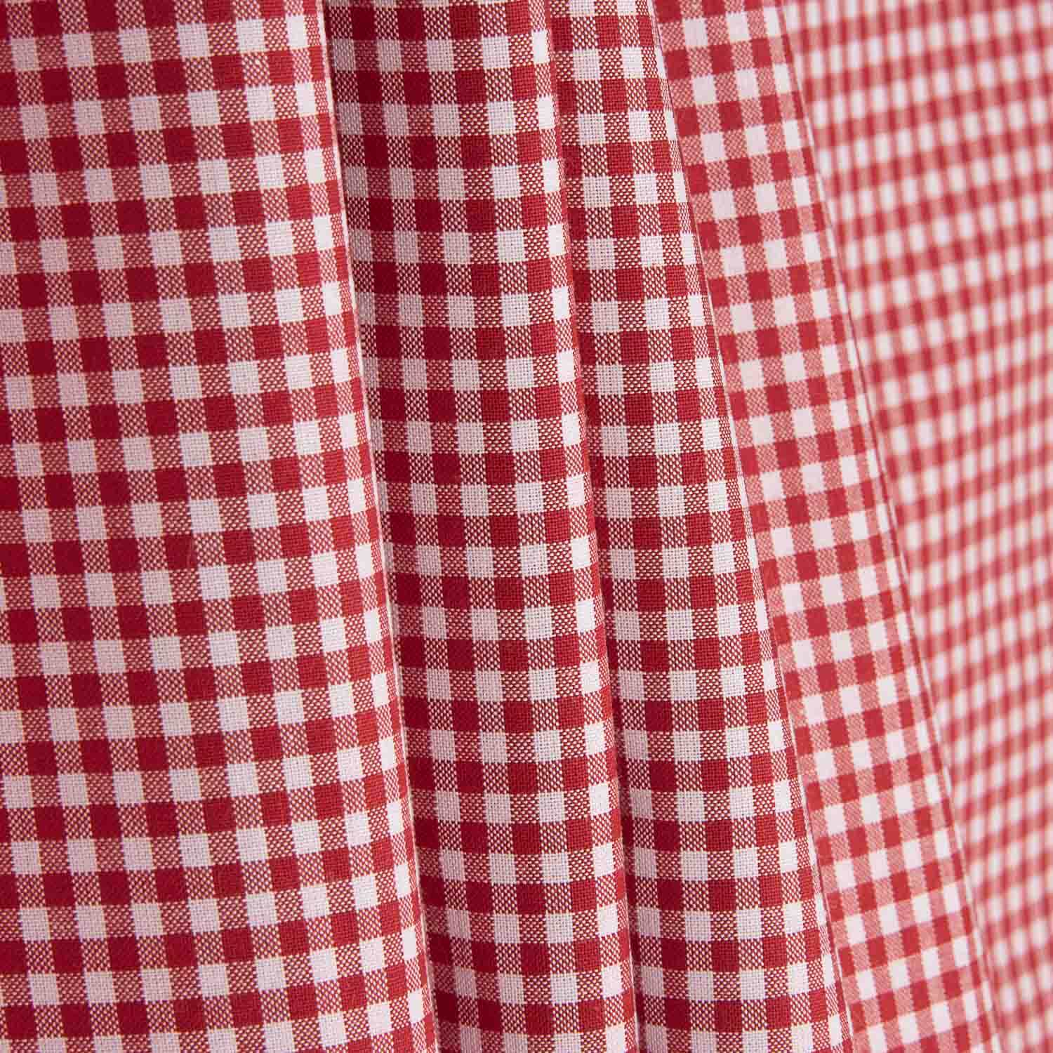 Gingham Basic Red Mini 20 - Ribes y Casals