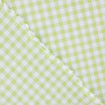 Light Green Checkered Seersucker - Ribes y Casals