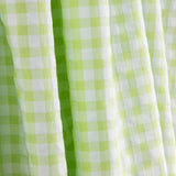 Light Green Checkered Seersucker - Ribes y Casals