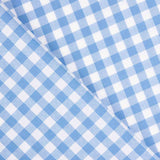 Large Light Blue Gingham Check 80 - Ribes y Casals