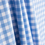 Large Light Blue Gingham Check 80 - Ribes y Casals