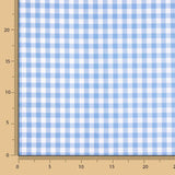 Large Light Blue Gingham Check 80 - Ribes y Casals