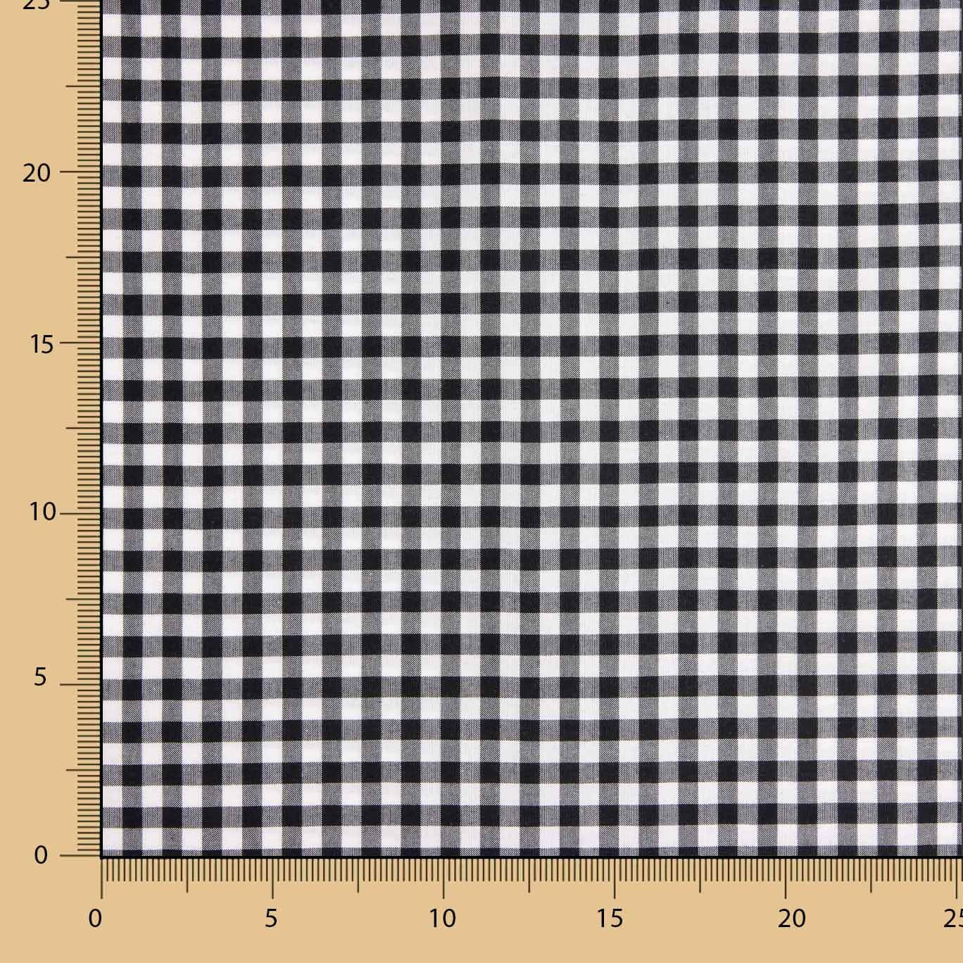 Gingham Basic Black Medium 60 - Ribes y Casals
