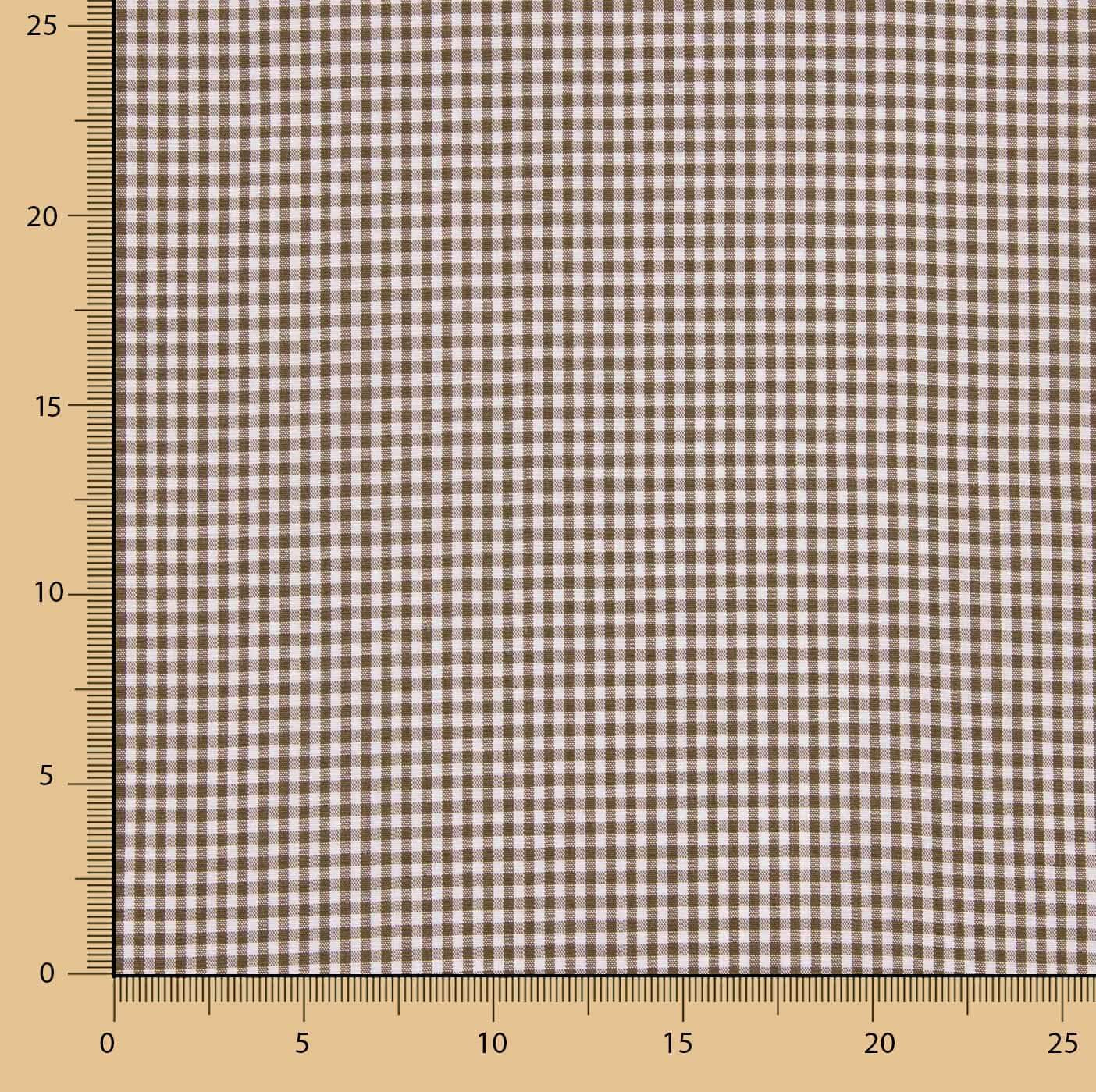 Gingham Basic Brown Mini 20 - Ribes y Casals