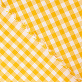 Large Yellow Gingham Check 80 - Ribes y Casals