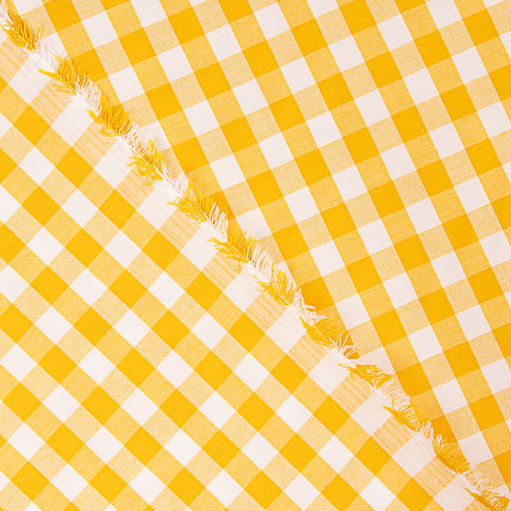 Large Yellow Gingham Check 80 - Ribes y Casals