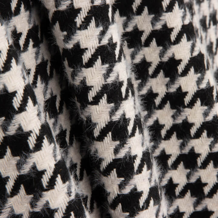 Chelsea Houndstooth Wool Tweed - Ribes y Casals