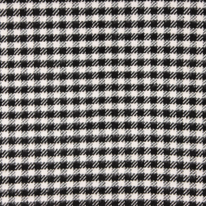 Black and White Oxford Cloth Wool Tweed - Ribes y Casals