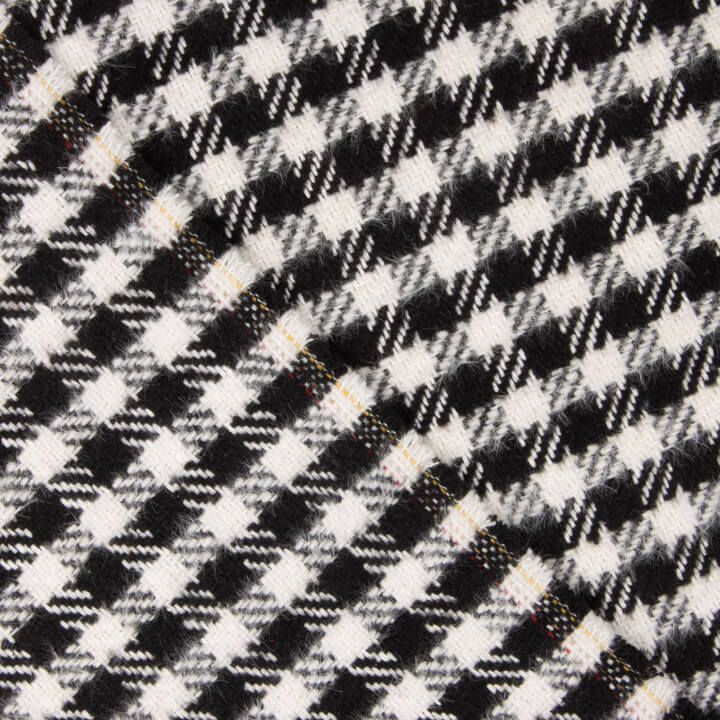 Black and White Oxford Cloth Wool Tweed - Ribes y Casals