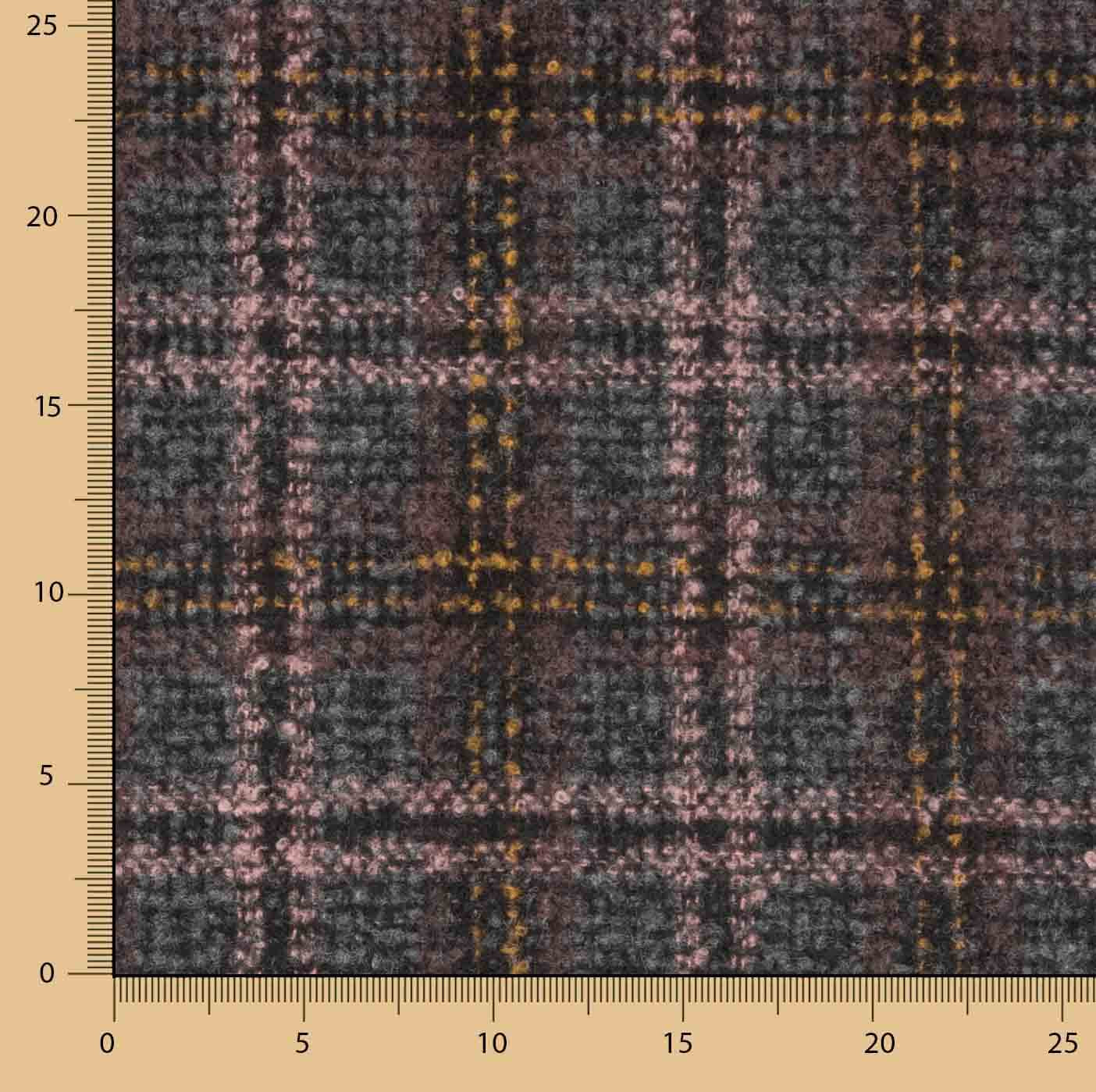 Balmoral Checked Wool Tweed - Ribes y Casals