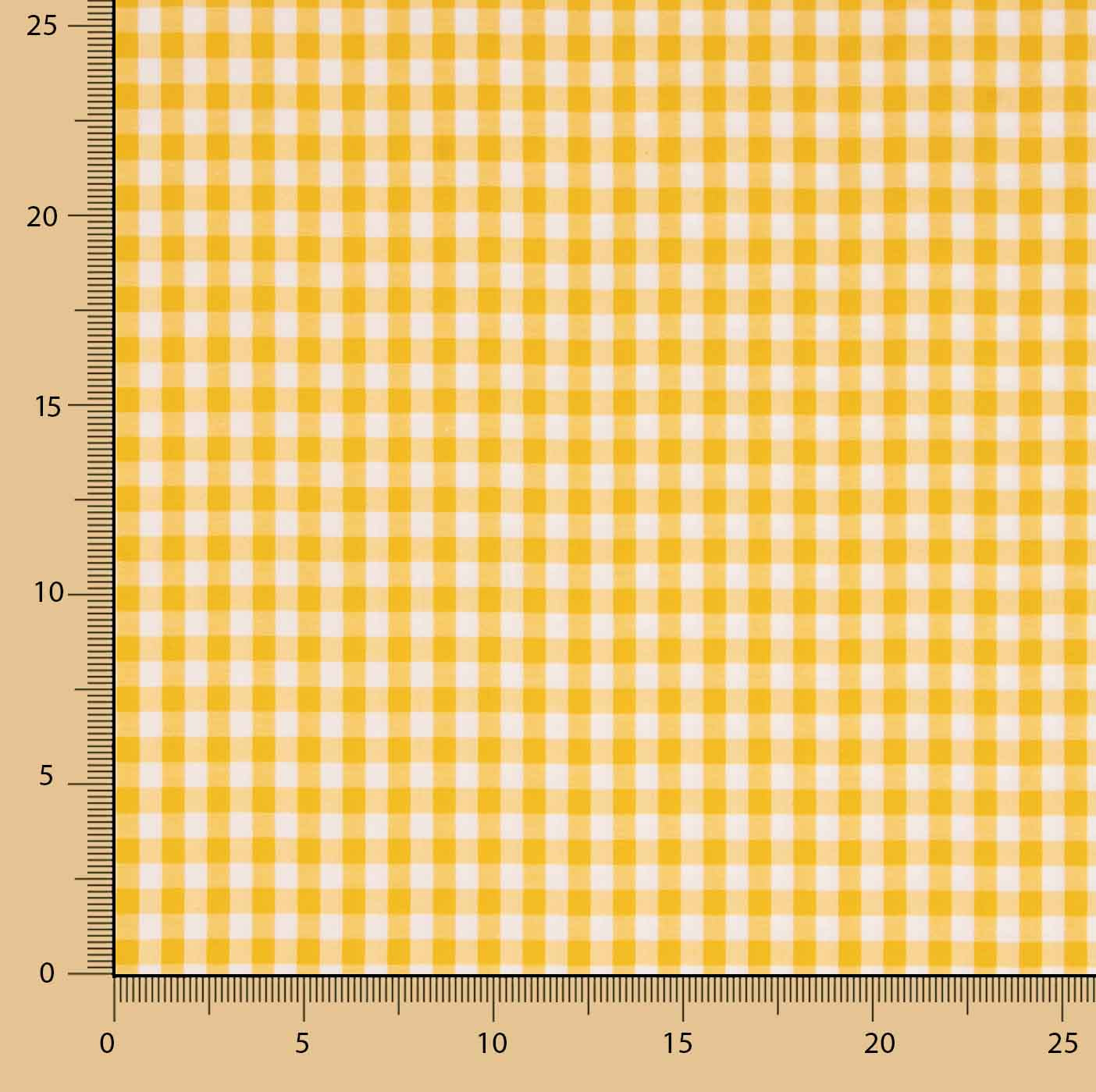 Medium Yellow Gingham Check 60 - Ribes y Casals
