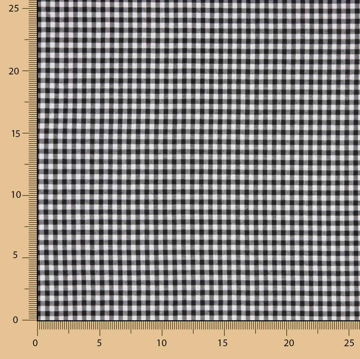 Gingham Basic Black Small 40 - Ribes y Casals