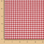Gingham Basic Red Medium 60 - Ribes y Casals