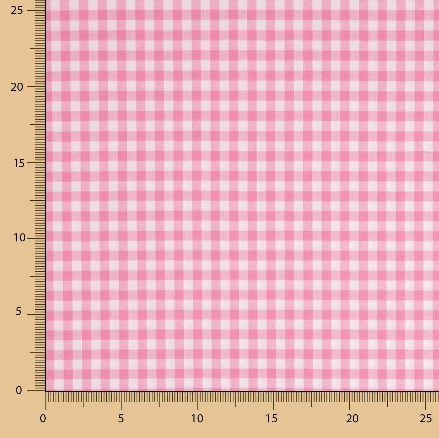 Gingham Basic Pink Medium 60 - Ribes y Casals