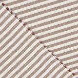 Rustic Culla Mini Stripe Brown Fabric - Ribes y Casals