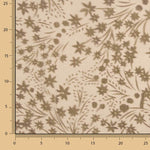 Devoré Beige-Toned Openwork on Chiffon - Ribes y Casals