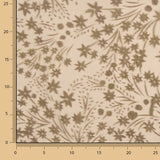 Devoré Beige-Toned Openwork on Chiffon - Ribes y Casals