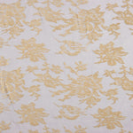 Beige Floral Devoré on Grey Chiffon - Ribes y Casals