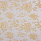 Beige Floral Devoré on Grey Chiffon - Ribes y Casals