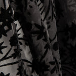 Devoré Floral Dentelle on Chiffon - Ribes y Casals
