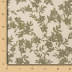 Devoré Floral Dentelle on Chiffon - Ribes y Casals