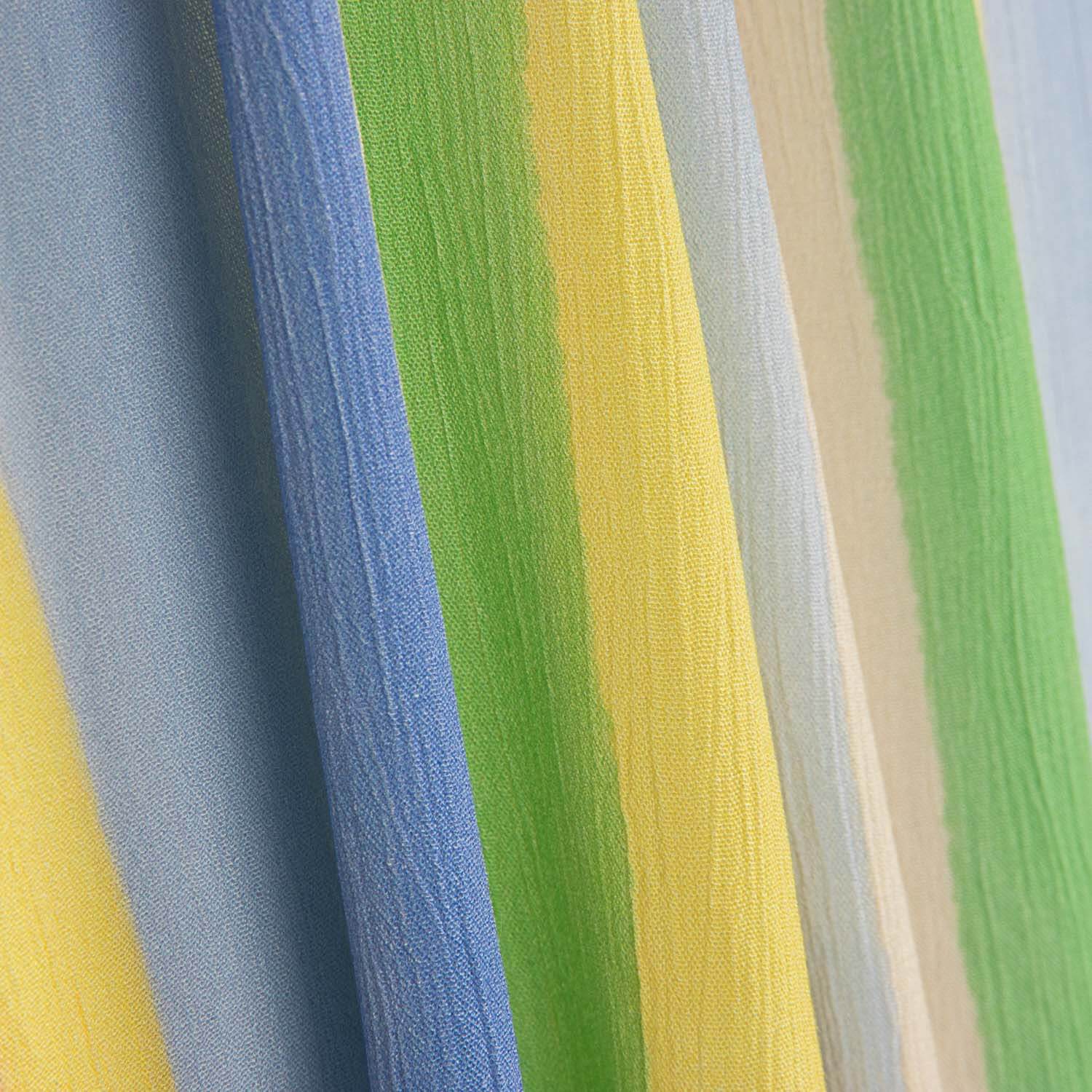 Multicoloured Stripes Printed Bambula Viscose, Cool - Ribes y Casals