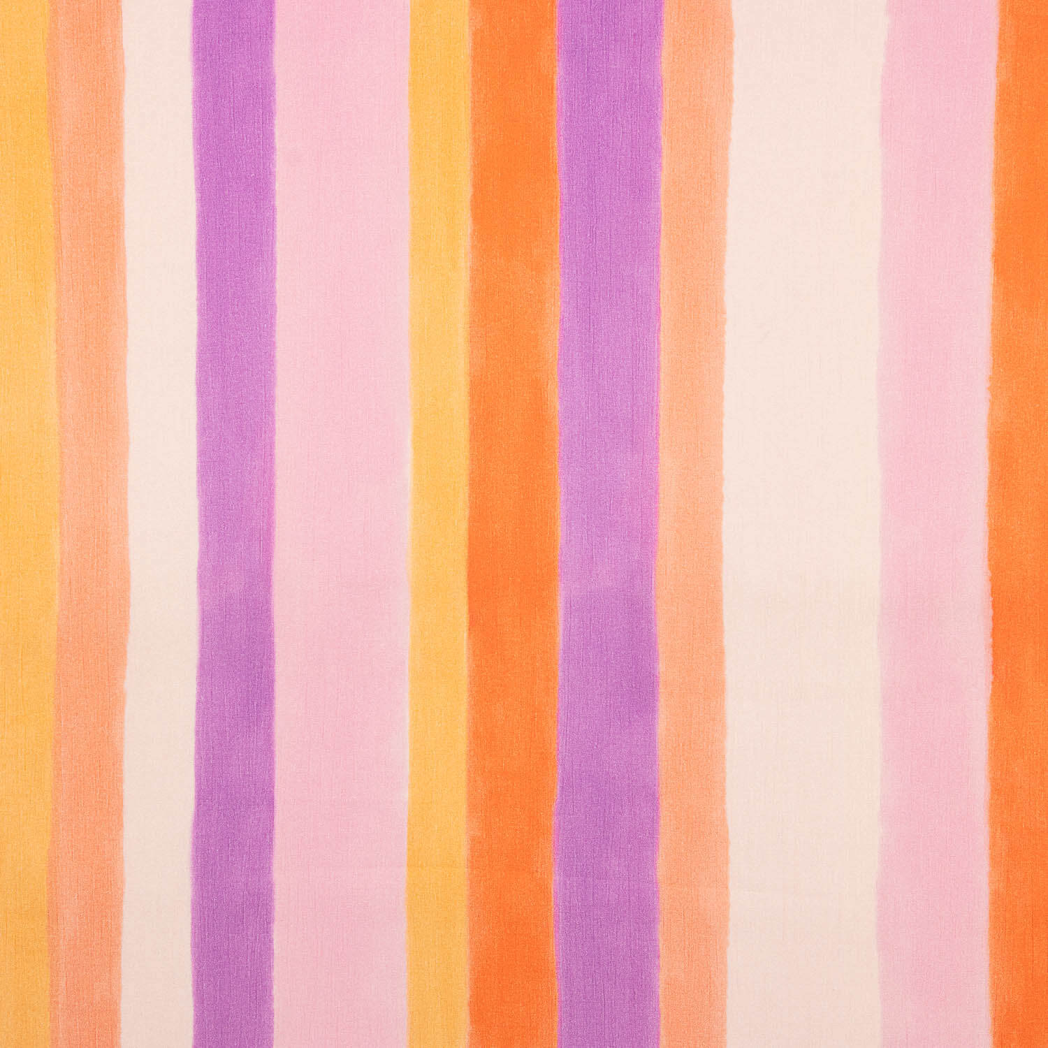 Soft Multicoloured Stripe-Printed Bambula Viscose - Ribes y Casals