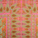 Paisley-print viscose crepe remnant in fuchsia - Various lengths x 140 cm wide - Ribes y Casals
