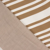 Café Latte Printed Polyester Satin - Ribes y Casals