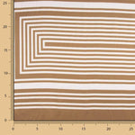 Café Latte Printed Polyester Satin - Ribes y Casals