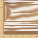 Café Latte Printed Polyester Satin - Ribes y Casals