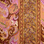 Rustic Viscose with Cashmere Print in Terracotta - Ribes y Casals