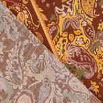Rustic Viscose with Cashmere Print in Terracotta - Ribes y Casals