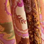 Rustic Viscose with Cashmere Print in Terracotta - Ribes y Casals