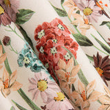 Watercolour Floral Print Crepe Viscose - Ribes y Casals
