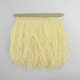 Soft Yellow Feather Plus Fringe - Ribes y Casals