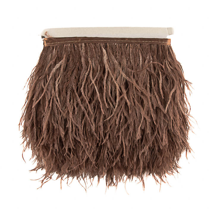 Brown Feather Plus Fringe - Ribes y Casals