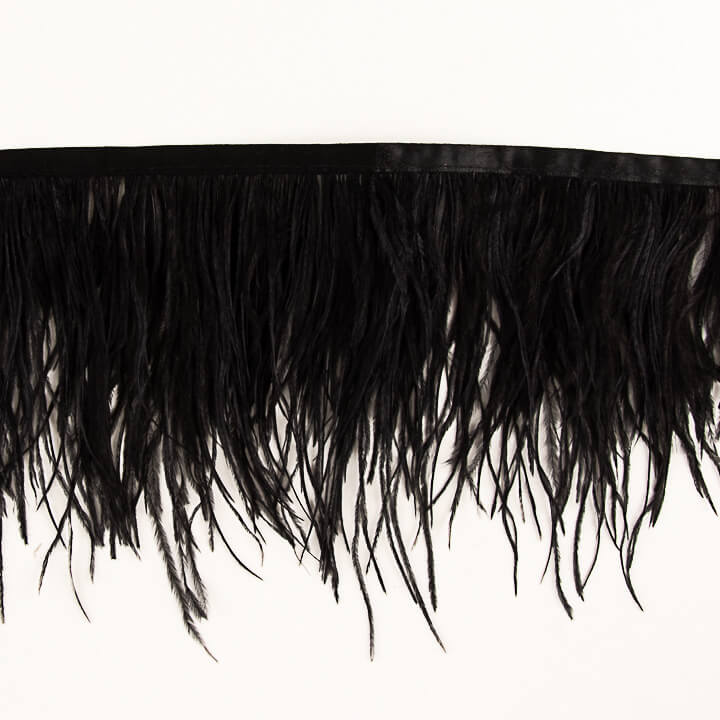 Feather Fringe Plus Black - Ribes y Casals
