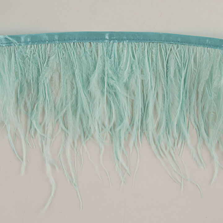 Feather Fringe Plus Aquamarine Green - Ribes y Casals