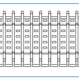 F-AUTOMATIC 75 P40 White Gathering Tape - Ribes y Casals