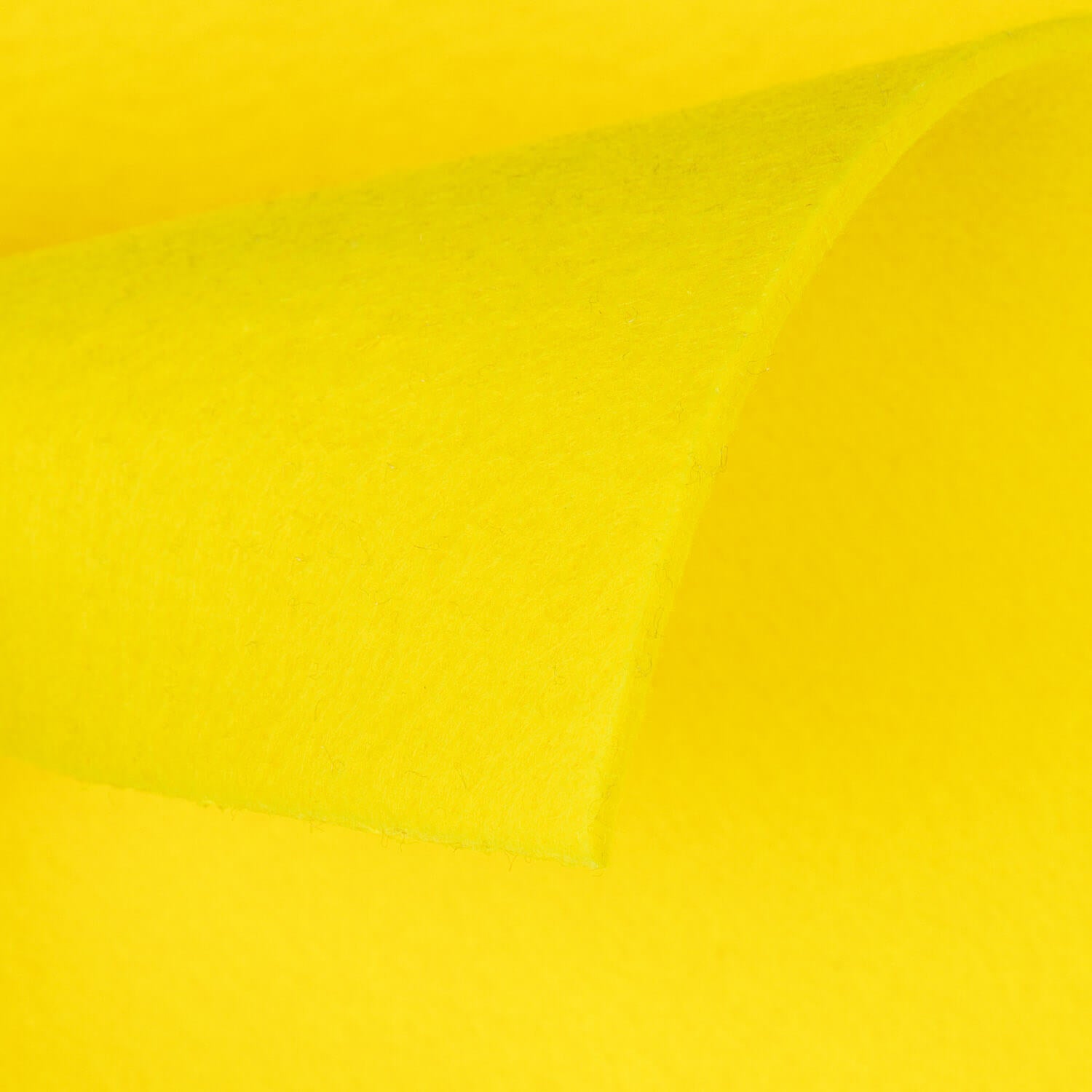 Plain Yellow Felt 3mm - 500g - Ribes y Casals