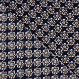 Small Floral Print Viscose in Navy - Ribes y Casals
