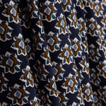 Small Floral Print Viscose in Navy - Ribes y Casals