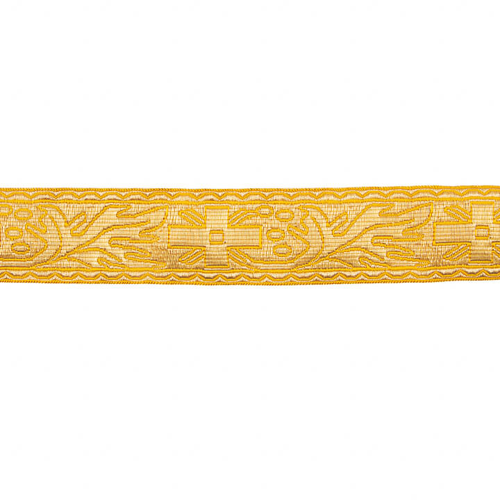 Gold Metallic Braid Trim Ref. 438 – Width 40 mm - Ribes y Casals