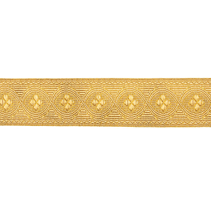 Gold Metallic Braid Trim Ref. 520 – Width 40 mm - Ribes y Casals
